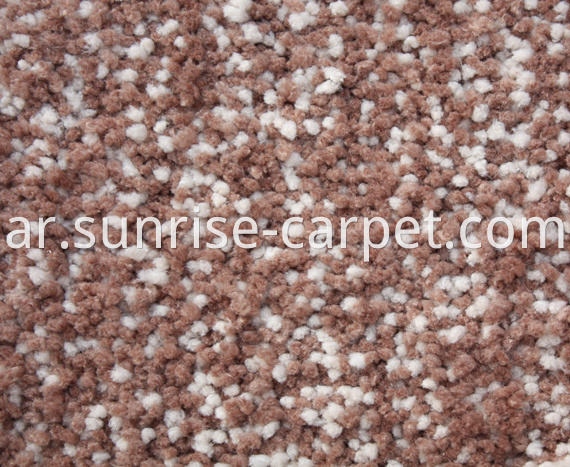 Microfiber Shaggy Rug Beige mix color